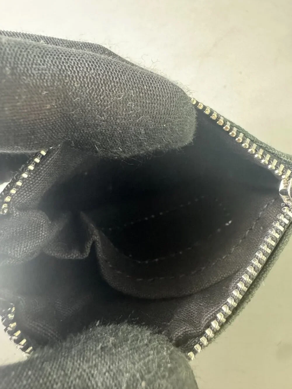 Stussy Unisex Canvas Coin Pouch Washed Black